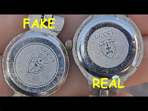 i gucci watch replica vs real|second hand gucci ladies watches.